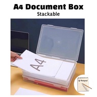 [LIL NOTEPAD] A4 PAPER STORAGE BOX STACKABLE DOCUMENT BOX