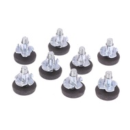 20Pcs M6 Thread Adjustable Furniture Levelers Screw In Chair Feet Durable Easy To Use Adjustable Fur