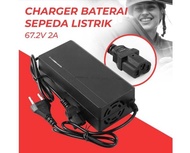 Taiwan Power Adaptor Charger Baterai Sepeda Listrik 60V 67.2V 2A