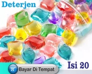 (20 Pcs) Deterjen sabun cuci baju ball jelly serbaguna Deterjen Detergen laundry gel ball Sabun cuci