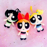 NewJeans The Powerpuff Girls plush toy 12cm Keychain Bag Rings