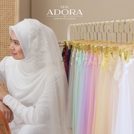 [VEIL LACE ADORA] Veil Nikah Tunang Soft Flowy Veil Pengantin Cantik