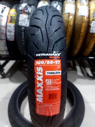 MAXXIS Ban Motor CBR Ring 17 Uk 100/80-17 Tubeless Supra GTR/Jupiter Mx King/Vixion/CBR 150/R15/Byson/Ninja 2 Tak - MAXXIS EXTRAMAXX-M6233W/M6234W