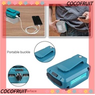 COCOFRUIT Li-ion Battery Adapter Replace Durable Tool Accessories USB Phone Charger for Makita 18V 1