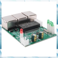 [G V W E] Fast Switch Mini 3 Port Ethernet Switch 10 / 100mbps Network Switch Hub Pcb Module Board f