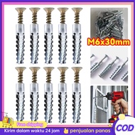 100set Wall Bolt Anchor M6/M8 Expansion Anchor Concrete Screw Wall Anchor Wall Screw Wall Anchor Exp