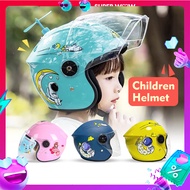 หมวกกันน็อคเด็ก หมวกกันน็อคเด็กเต็มใบ 2-10ขวบ  helmet for kids motorcycle หมวกกันน็อคลายการ์ตูนน่ารั