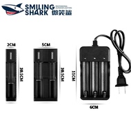 SmilingShark Flashlight Charger 18650 26650 21700 14500 Lithium Battery Charger, Data Storage Batter