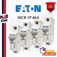 EATON MCB 1P 6kA , E6X Series [6A/10A/16A/20A/32A/40A/63A] [Ready Stock]