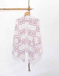 Cardigan Batik Tanpa Lengan Wanita Modern Vest Outer Batik Vest Cardi Long Outer Batik Modern Cardig
