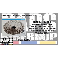 SHIMANO DEORE COGS M6100 10-51T