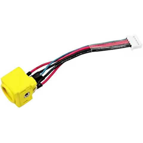 DC in Power Jack with Cable Socket Plug Charging Port Replacement for Lenovo ThinkPad T410 T410i T42