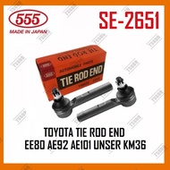 [555] Toyota Ee80 Ae92 Ae101 Unser Km36 Out Tie Rod End Set (SE-2651)