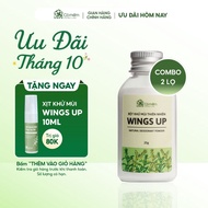 Combo 2 Bột Khử Mùi Wings Up Khử Mùi Hôi Chân Hôi Nách Giảm Tiết Mồ Hôi Hôi Cỏ Mềm 25g