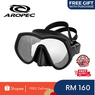 Aropec Basalt Asian Fit Frameless Scuba Diving Mask M1-GT02FAB For Scuba and Snorkeling Mask