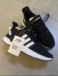 100% New Adidas U_Path Run Black White Sneakers