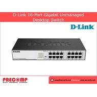 D-Link 16-Port Gigabit Unmanaged Desktop Switch (DGS-1016D)