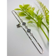 Van cleef drawstring bracelet, Italian bracelet, genuine 925 silver van cleef bracelet