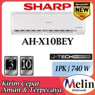 Ac Sharp 1 Pk Ah-X10Bey + Pasang 3 Meter Free Vakum New Inverter 2024