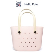 Hello Polo กระเป๋า ชายหาด ผู้หญิงกระเป๋าถือ แบบกันน้ำ ทนต่อการสึกหรอ แฟชั่น ความจุสูง พกพาสะดวก สําห