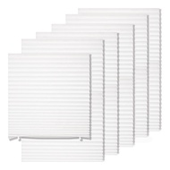 6Pack Temporary Blackout Paper Shades Paper Pleated Blinds No Tools No Drilling Free Cut Size Tempor