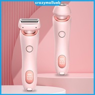 Electric Razor for Women Waterproof Hair Groomer Rechargeable Pubic Hair Trimmer 2 in 1 for Pubic Le