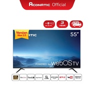 Aconatic ทีวี 55 นิ้ว LED 4K HDR WebOS TV  รุ่น 55US200AN สมาร์ททีวี ระยยปฏิบัติการ WebOS As the Picture One