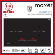 Mayer MMIH752CS 75cm 2 Zones Induction Hob with Slider