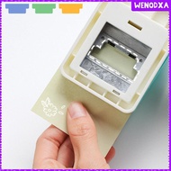 [Wenodxa] Loose Leaf Separator Label Punch Notepad Sketchbook Paper Punching Tab Punch