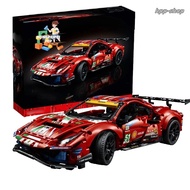 ⚡24 Hour Shipping⚡Compatible LEGO Technic Toy Building Blocks Ferrari-488 42125（ 1677+PCS）