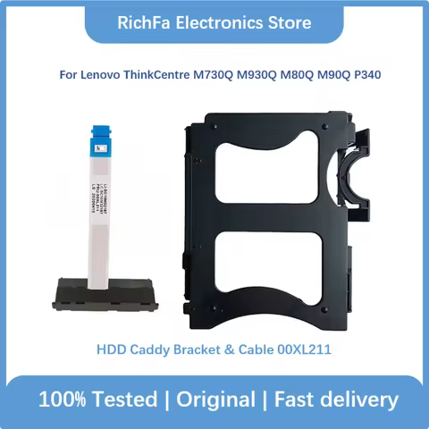 For Lenovo ThinkCentre M730Q M930Q M80Q M90Q P350 P340 2.5″ HDD Caddy Bracket & Cable 00XL211