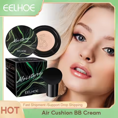 EELHOE Air Cushion BB Cream Face Base Makeup Natural Moisturizing Foundation Concealer Liqiud Founda