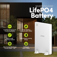 Prolink 51.2V/200Ah Ultra-thin  Lithium Iron Phosphate Battery (LiFePO4) for Inverter | Built-in BMS
