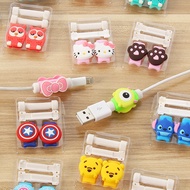 Data Cable Protective Case For Iphone Mobile Phones Earphone Charging Anti-Breaking Protection Winding Cute Cartoon Phone Prot