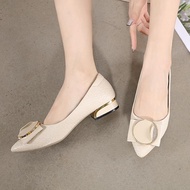 Ez23 rwet-23 ELLORA EZ-1670 Women's Chunky Heel Work Shoes Imported 2.5cm Cheap Sale