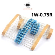 1W 0.75R line resistor 1% copper base (10c)