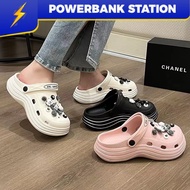 PSB_ Wholesale Crocs Heel Women Sandal Crocs Heel Shoes Crocs Sandal Women Kasut Crocs Perempuan