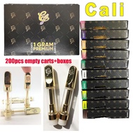 Lot 200pcs Empty Cali Plug Cartridges Vape Cartridge 0.8ml 1ml Ceramic Coil Atomizer Thick Oil Carts
