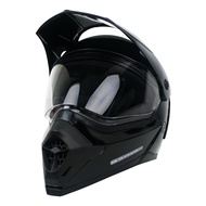 Cargloss Former Supermoto Helm Full Face - Deep Black