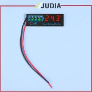 JUDIA 3S-14S ตัวบอกระดับแบตเตอรี่ DC7-55V 12V 24V 36V 48V 18650 LiPo แบตเตอรี่ลิเทียมชาร์จแบตเตอรี่