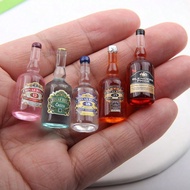 Resin Imitation Liquor Bottle, Handmade Liquor Bottle Decor, Liquor Bottle Ornament, Microdiorama Do
