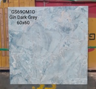 keramik granit lantai 60x60 gin dark gray garuda tile