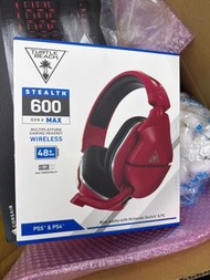 Turtle Beach® Stealth™ 600 Gen 2 Max 無線遊戲耳機（午夜紅配色）