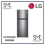 LG KULKAS 2 PINTU 202 SQIB - LEMARI ES 2 PINTU TANPA BUNGA ES 187L