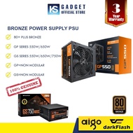 Aigo GP550 550W /GP650 650W /GP75【80Plus Bronze Power Supply PSU】AP550 / AP650