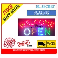 LED NEON WELCOME OPEN