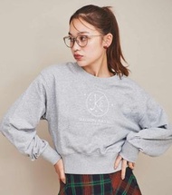 全新日本 31 SONS DE MODE 刺繡英文字短身毛圈料衛衣 衫 (官網同步) 清倉大蝕賣$80 全場現貨