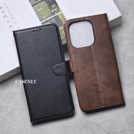 Compatible Leather Flip Cover case for Oppo A3X Oppo A3 Nfc Oppo A5I Oppo A5 Pro