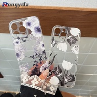 Elegant Flower Phone Case For Realme C75X C75 C73 C71 C67 C65 C63 C61 C60 C53 C35 C55 C51 Casing Cut