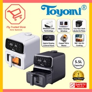 Toyomi 5.5L Steam Air Fryer AF 5579ST